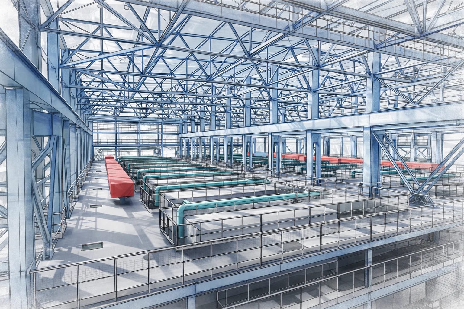 Civil and Structural Design: An Integrated Digital Workflow from First Load to Final Shop Drawing - Design and Engineering article from TEBIN