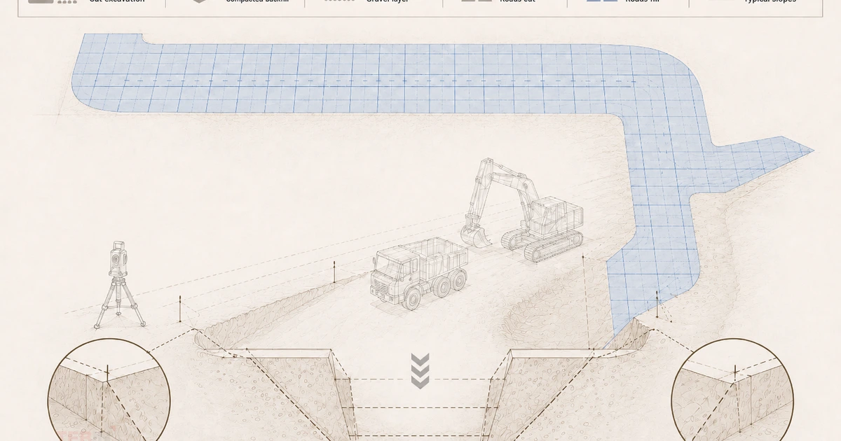 Cut and Fill Analysis for BIM-Based Earthworks Planning – TEBIN