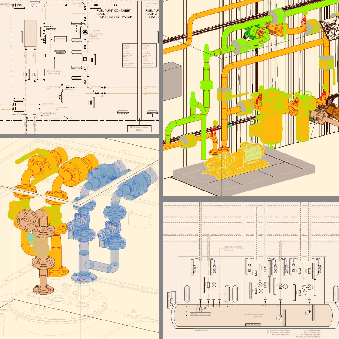 Fuel Backup System Design: From Technical Input to Buildable Documentation project by TEBIN