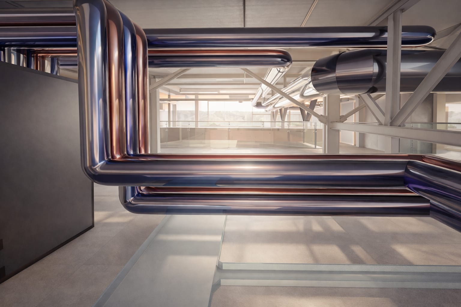 7,000 m² Industrial Plant in Central Europe: Full-Scope BIM Delivery project by TEBIN