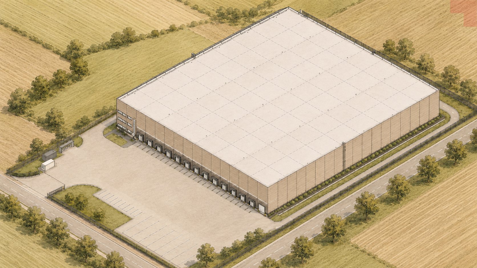 TEBIN Standard 10,000 m² Dry Warehouse: BIM-Based Reference Design for Engineering Partners project by TEBIN