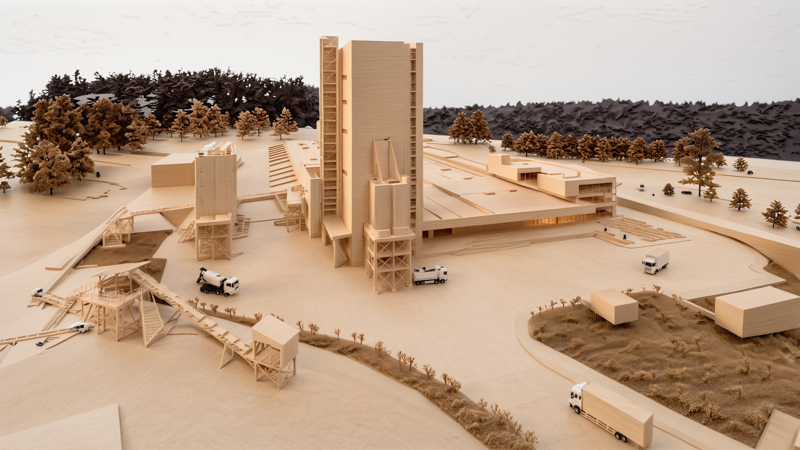 Dry Building Mixes Production Plant: Full Basic Design for an Industrial Facility — project by TEBIN
