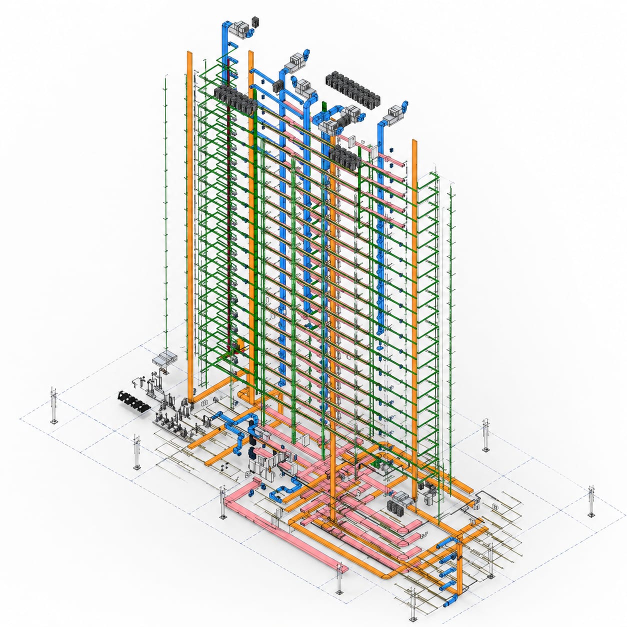 Hotel and Office Centre in Pechersk, Kyiv: Vertical Mixed-Use Design — project by TEBIN